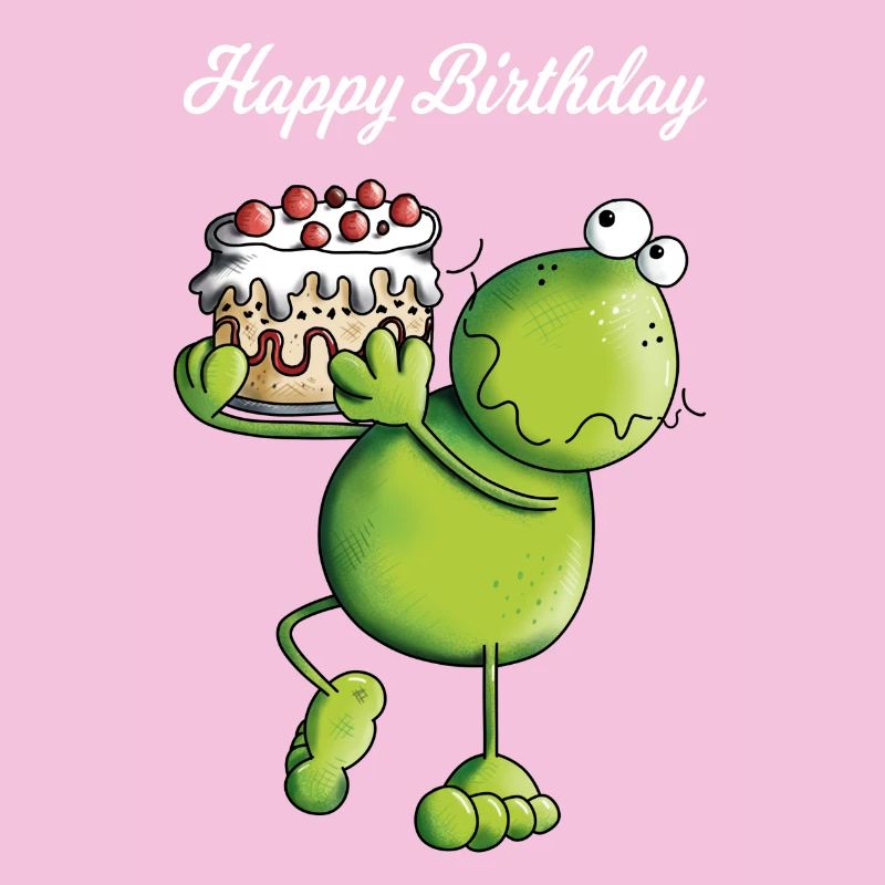 Grenouille d'anniversaire