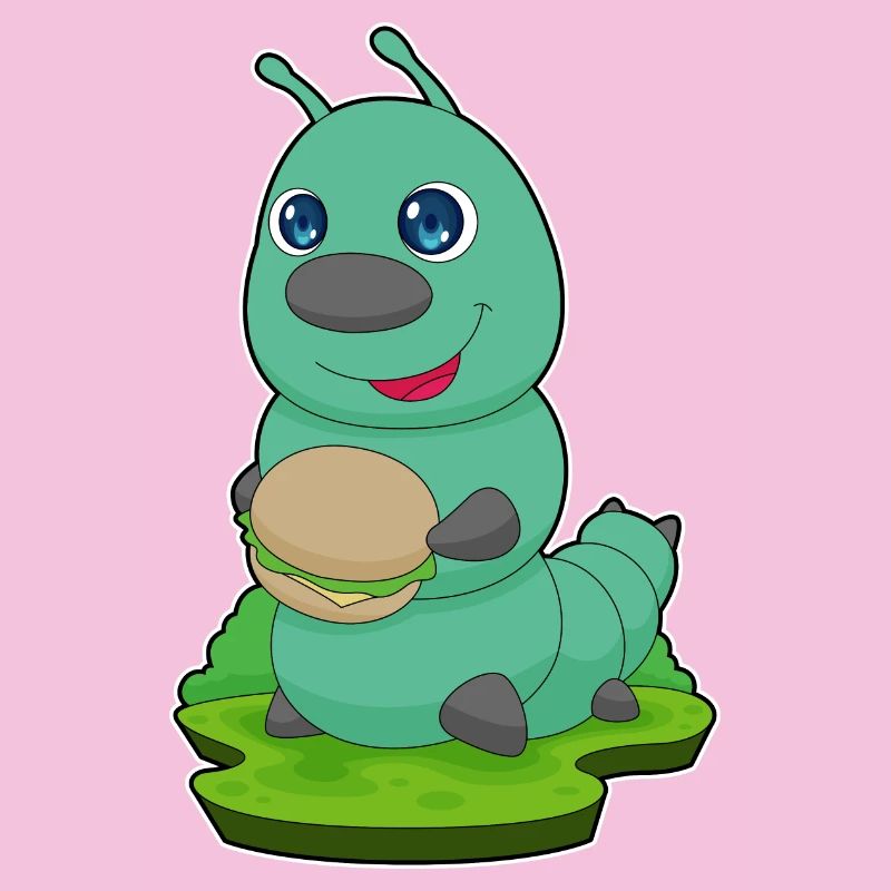 Raupe Cheeseburger