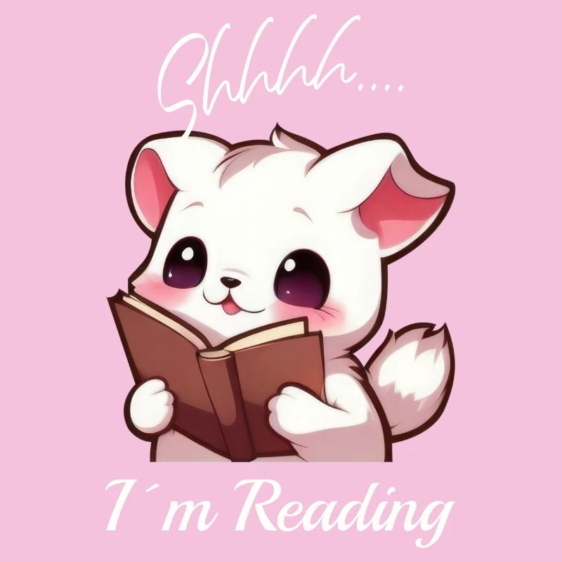 Cat with book