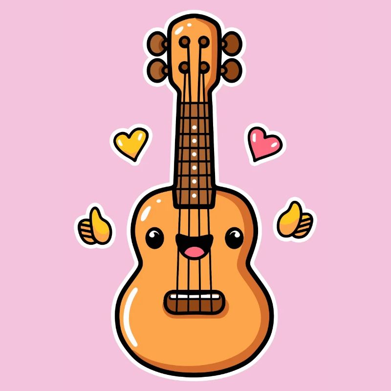 Ukulélé Style Dessin Animé
