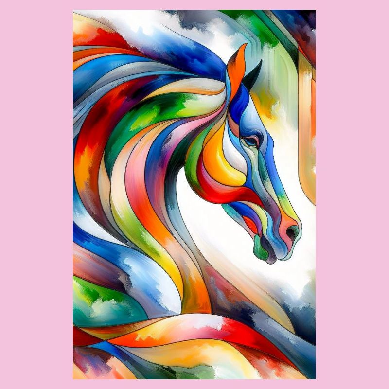Cheval abstrait