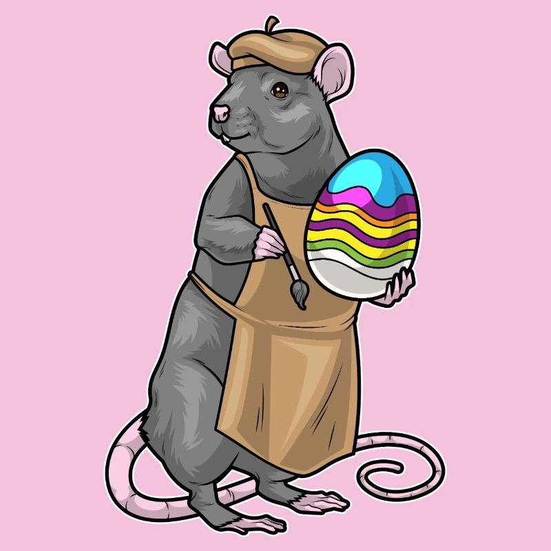Rat Easter Painter