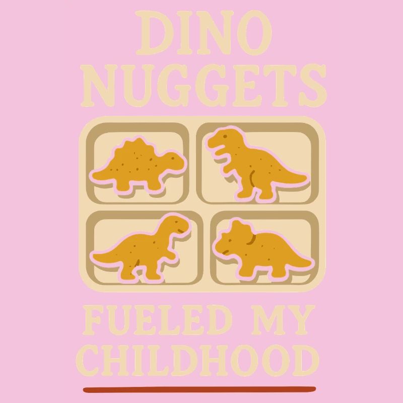Dino Nuggets Nostalgia Funny Snack Dinosaur