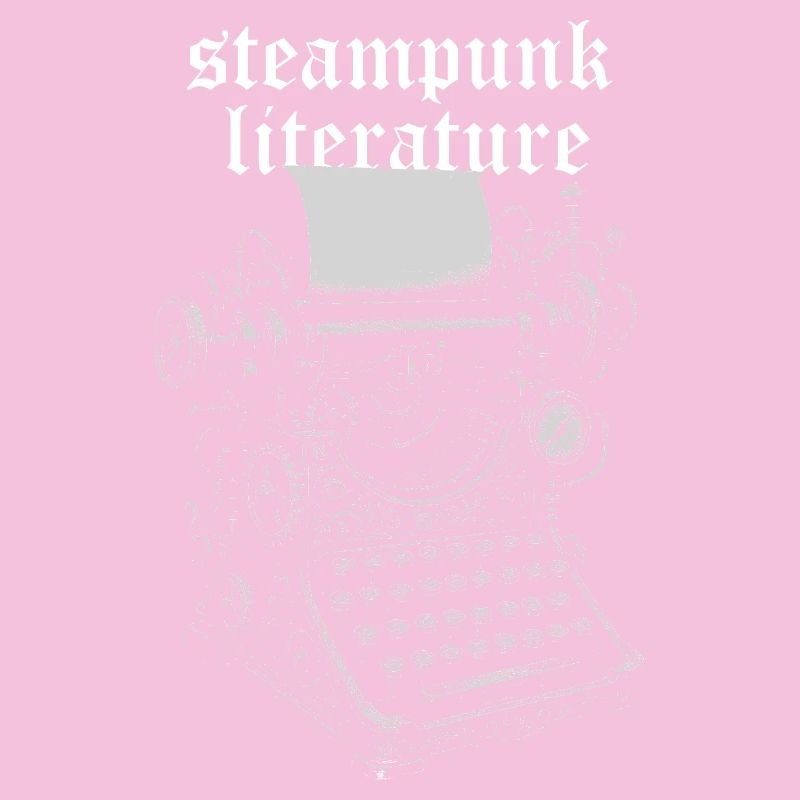 Steampunk Literature Typewriter