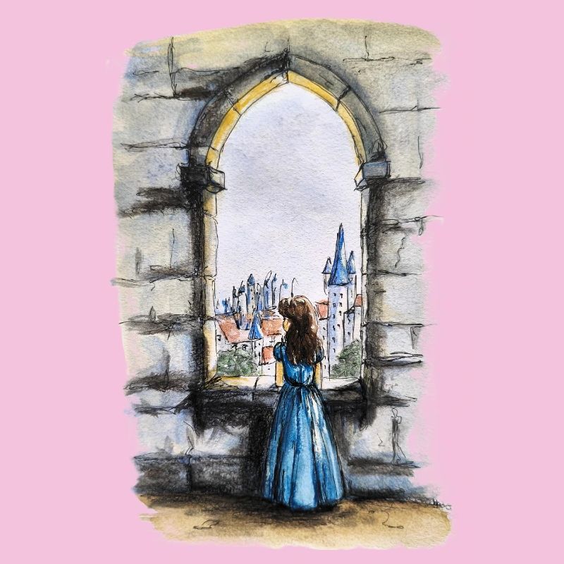 Fairytale Castle Window Dream