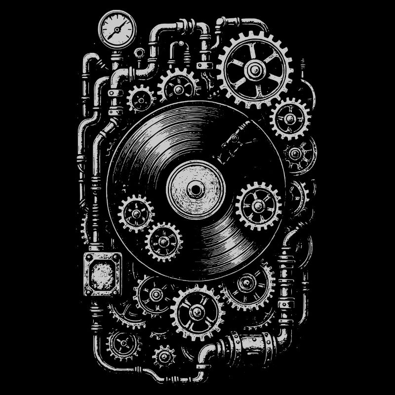 Steampunk Vinyl Gears