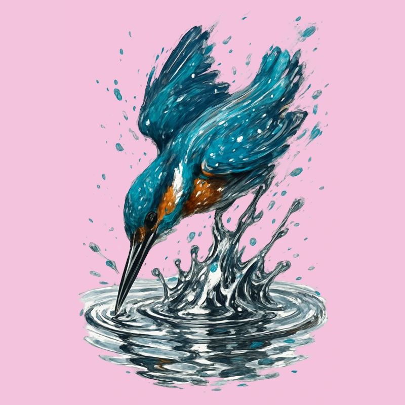 Eisvogel im Einsatz