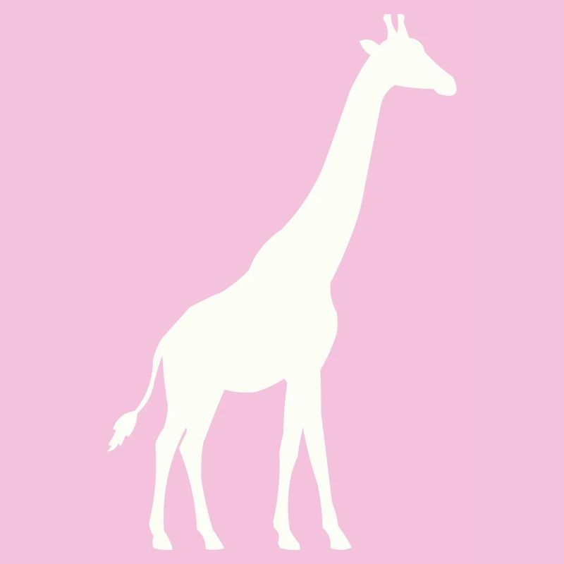 Silhouette de girafe