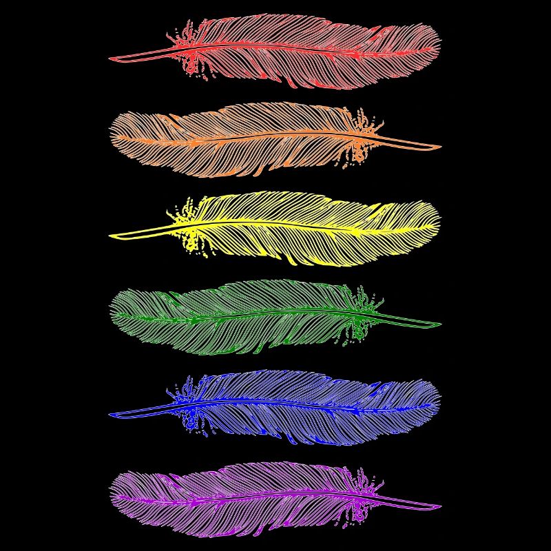 Plumes Arc-en-ciel