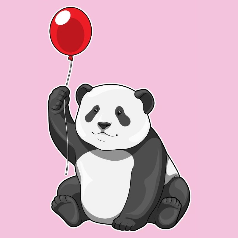 Panda Luftballon