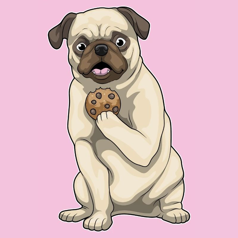 Pug Cookie