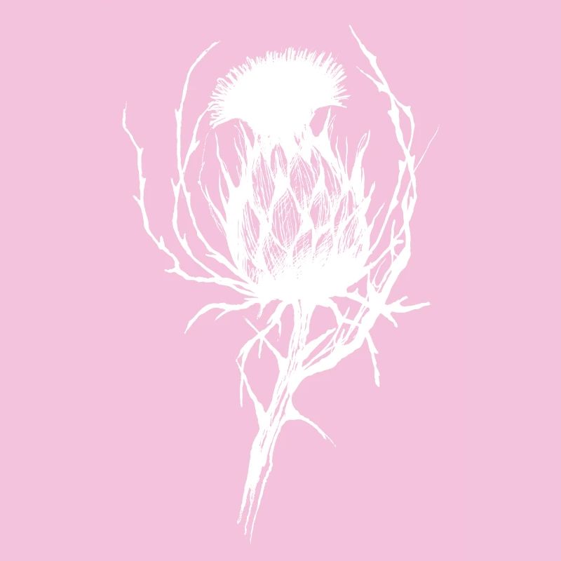 La délicate menace de la fleur de chardon