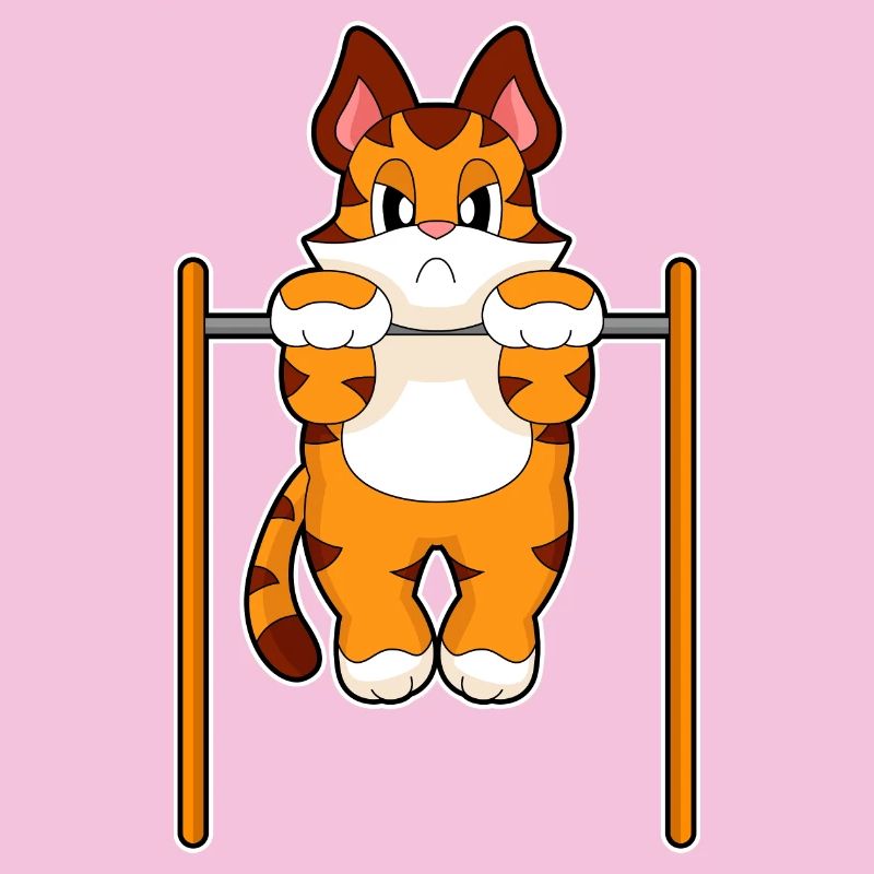 Tiger Bodybuilder Pull-ups Bodybuilding