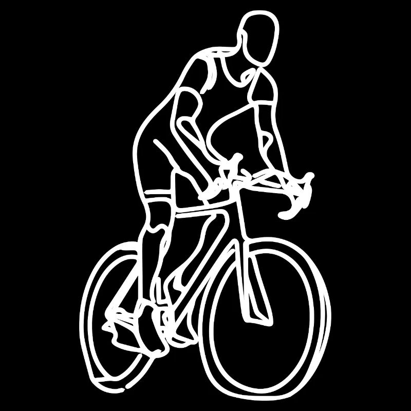 Radfahrer Zeichnung