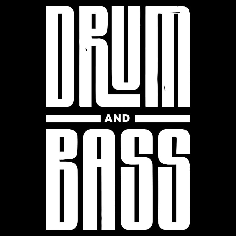Drum and Bass Typographie audacieuse