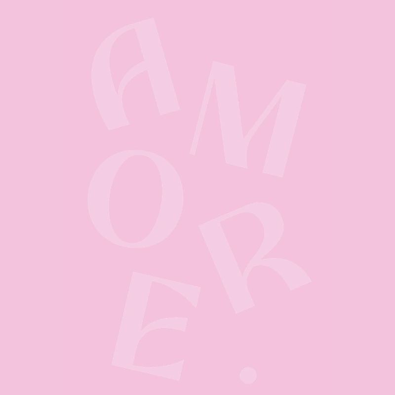 Fragment de la typographie Amore Pink