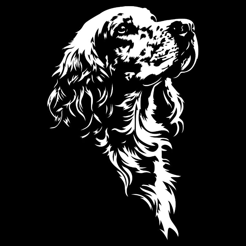 Silhouette du setter anglais Chiens de chasse Chiens Wilsigns
