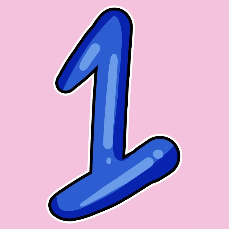 1 numéro bleu