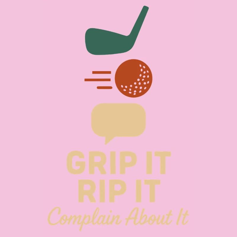 Funny golf humor, sarcastic dad,