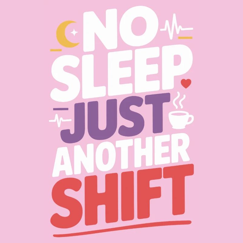Infirmière de nuit, fatiguée