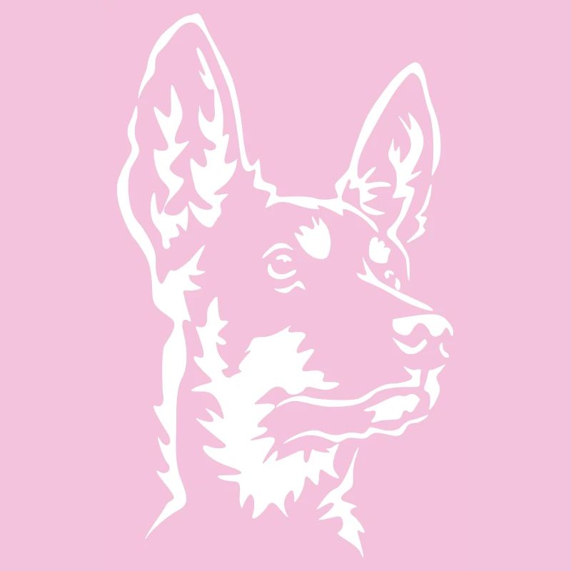 Tête de Kelpie australienne « Black Edition »