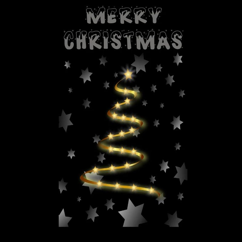 Arbre de Noël doré