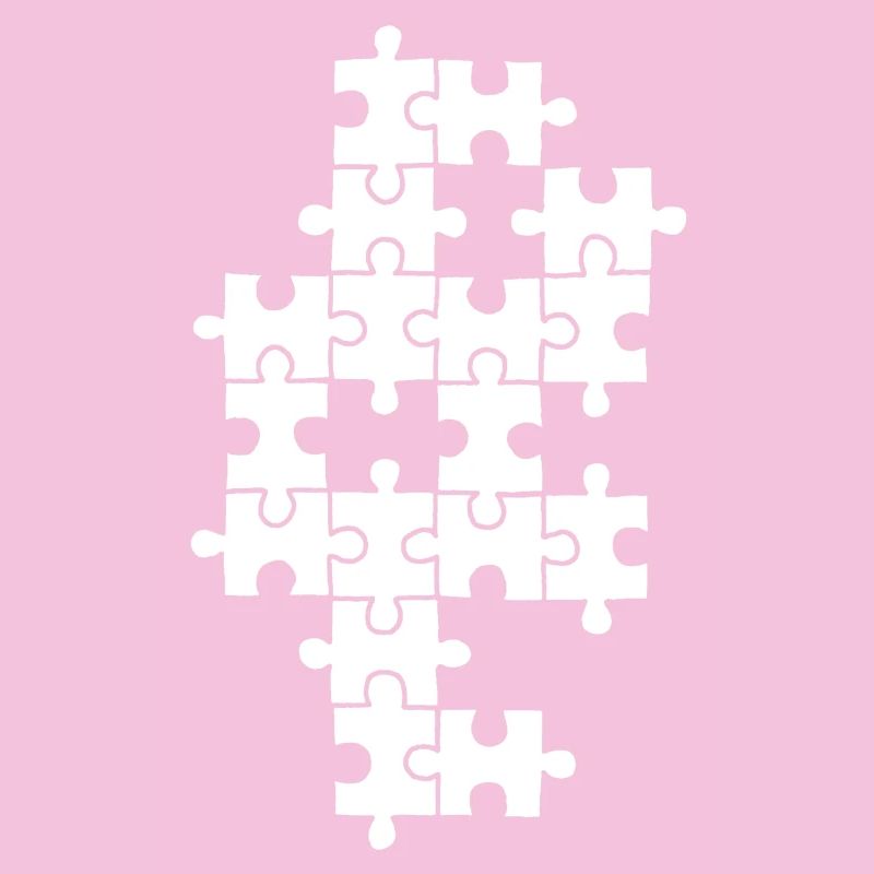 Weißes Puzzle