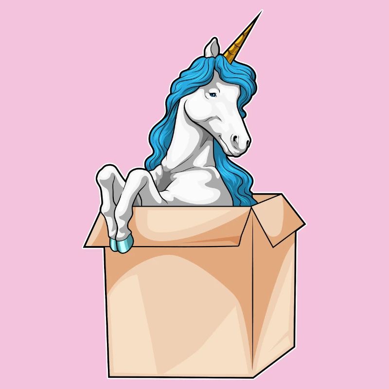 Einhorn Karton