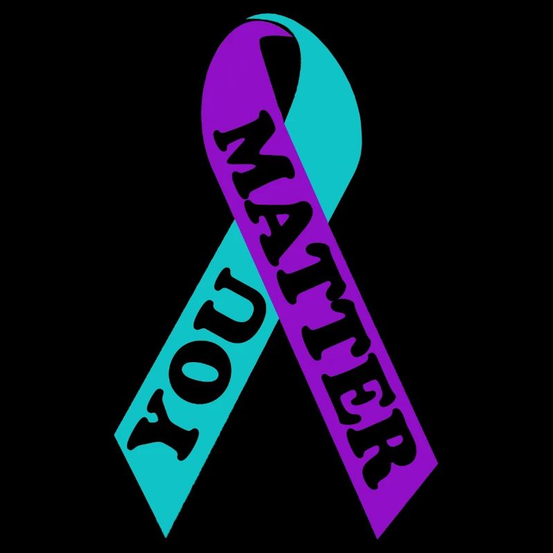 Ruban de sensibilisation au suicide YOU MATTER