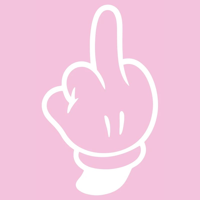 Mittelfinger Hand Comic