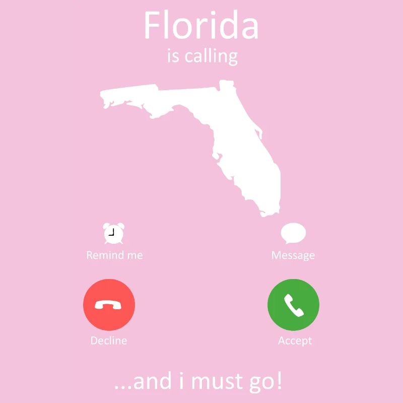 Florida Calling und I Must Go Phone Interface-Kunst