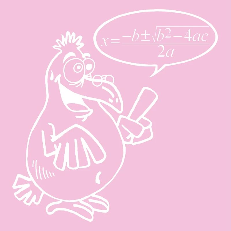 Oiseau intelligent blanc