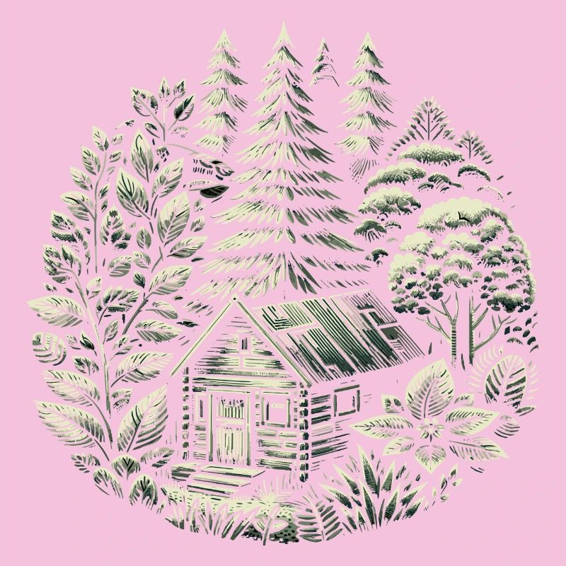 vivre dans une cabane dans les bois