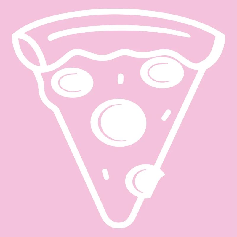 Pizzastück Line Art