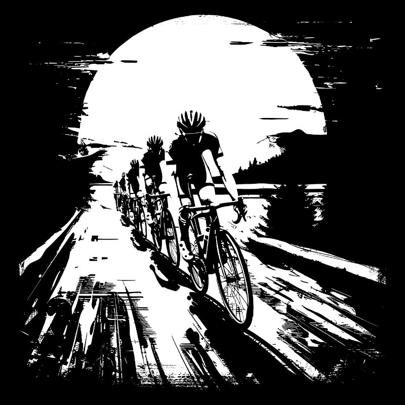 Road Cyclist Sketch