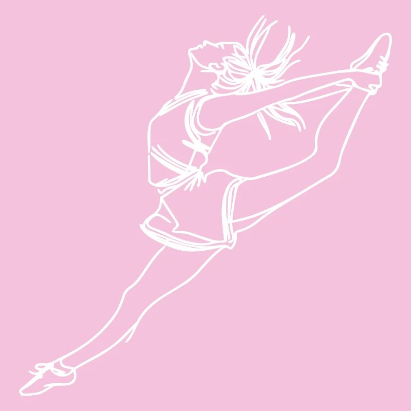 Cheerleadier Mädchen Skizze