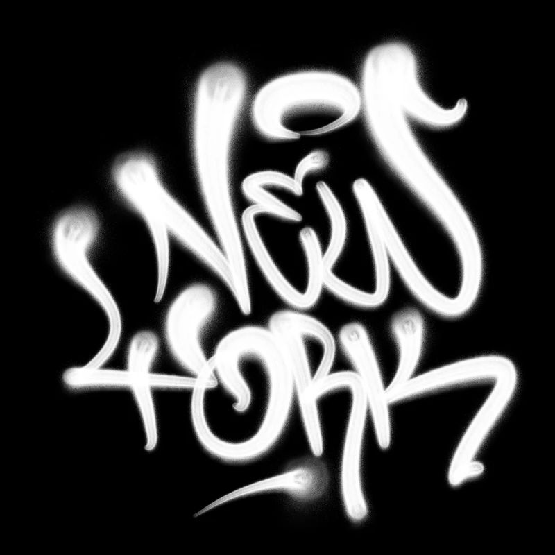 Graffiti-Design New York Tagg 