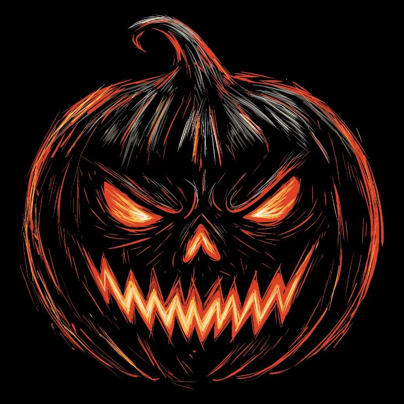 Scary Jack O’Lantern Spooky Pumpkin