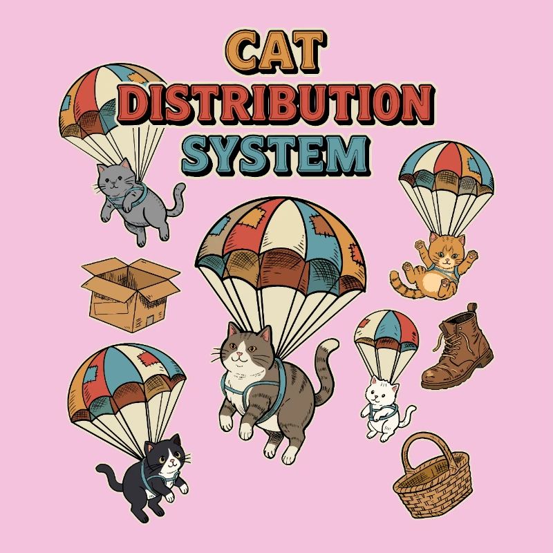Système de distribution des chats