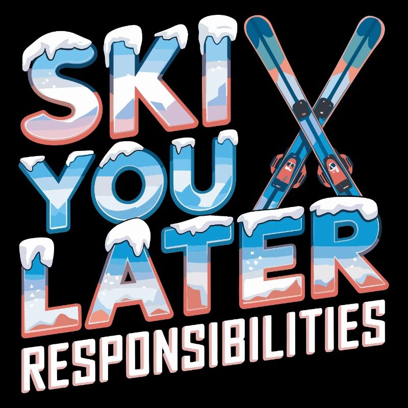 Skier Plus tard Responsabilités Ski amusant