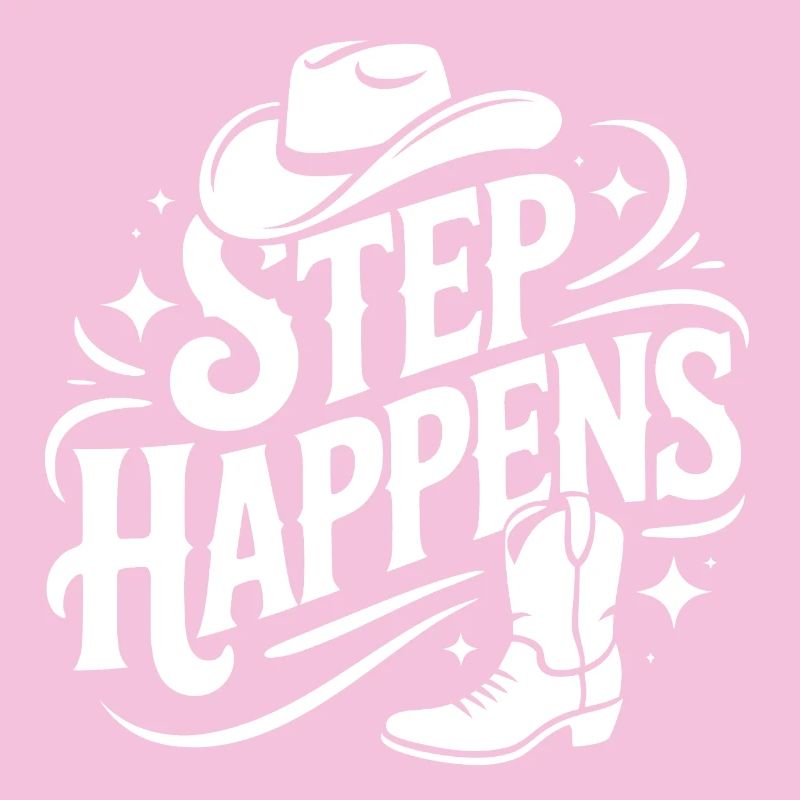 Line Dance Step Happens Western Design