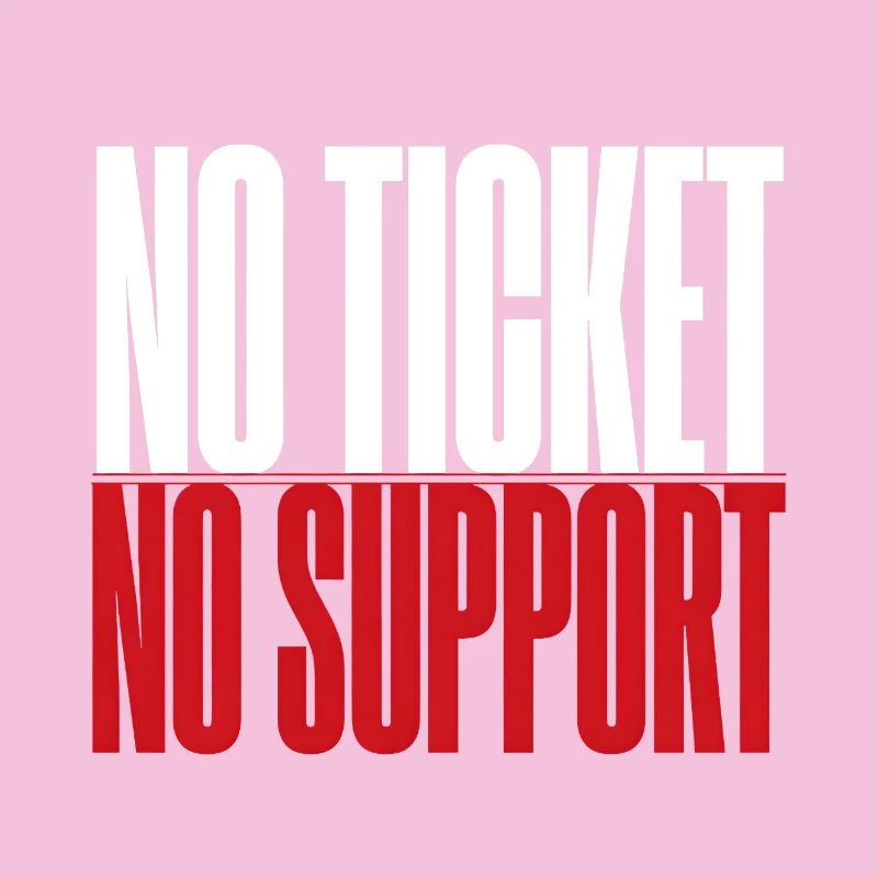Tickets sans ticket sans service Support IT ticketing