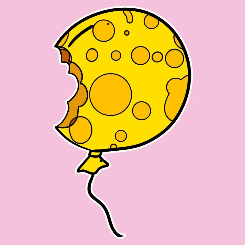 Motif de ballon de ballon de fromage