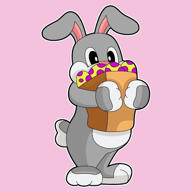 Bunny Easter Shopping