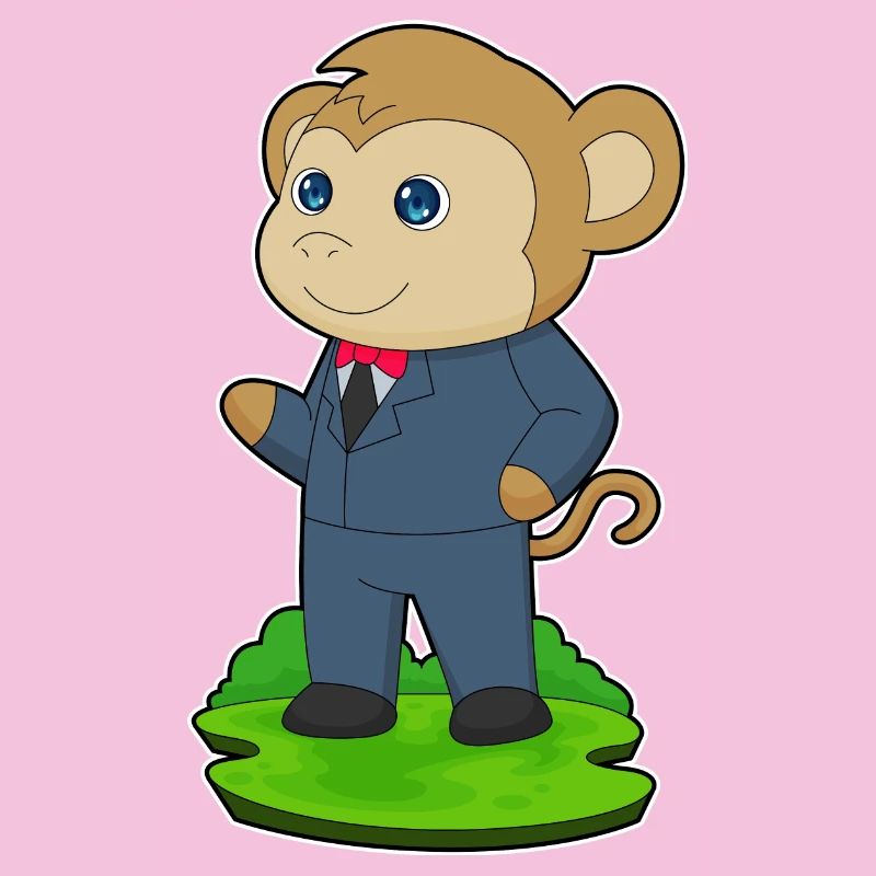 Monkey Groom Wedding Suit