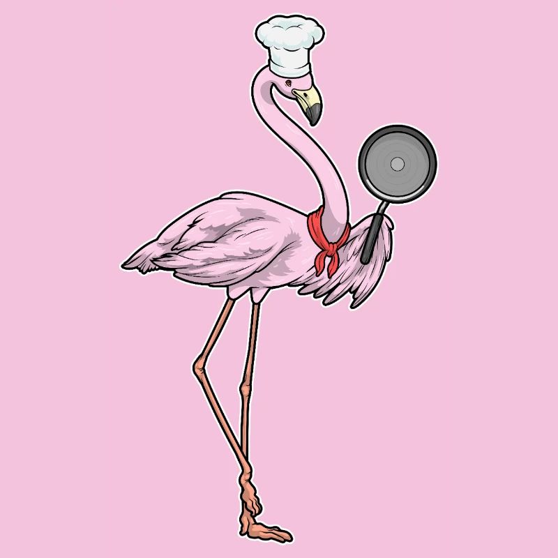 Flamingo Cooking Pan Cooking