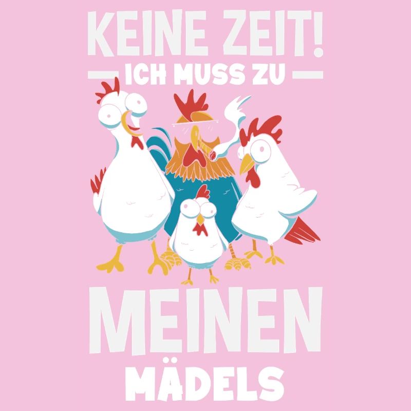 Pas le temps! Je dois aller vers mes filles – des poulets