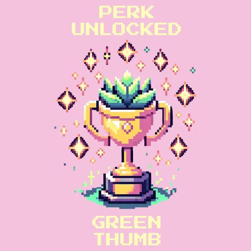 Perk Unlocked | Green Thumb | Gamer Humor