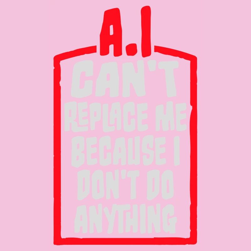 AI Can't Replace Me I Don't Do Anything Humor Witz