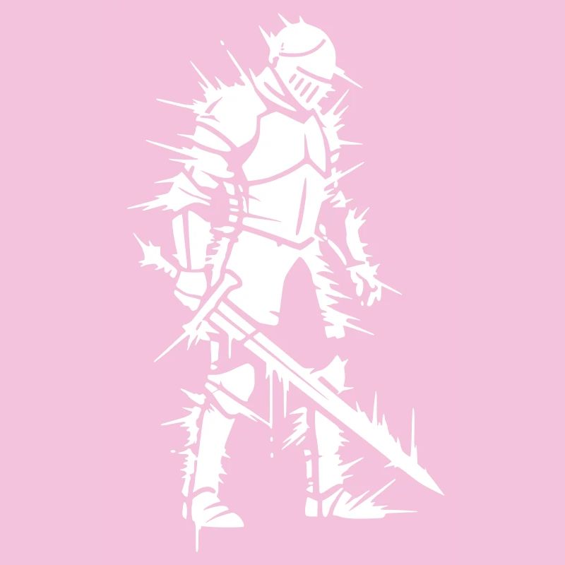 Knight Glitch Energy Gaming Vector